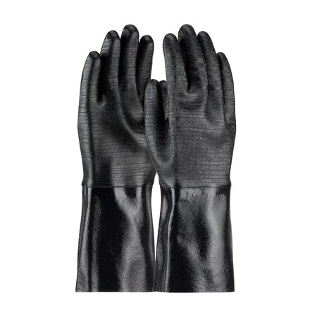 Pip Neoprene Coated Glove with Interlock Liner and Etched Rough Finish - 14", Black, 12PK 57-8640R